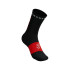 Meias de Trail Compressport Ultra V2.0 Preto/branco/vermelho
