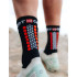 Meias de Trail Compressport Ultra V2.0 Preto/branco/vermelho