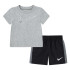 Conjunto Nike Sportswear Club Ssnl Woven Short Set Menino Preto