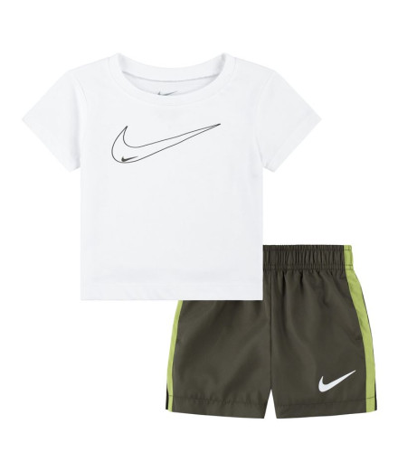 Conjunto Nike Sportswear Club Ssnl Woven Short Set Menino...