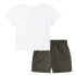 Conjunto Nike Sportswear Club Ssnl Woven Short Set Menino Khaki