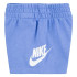 Conjunto Nike Club & Short Set Infantil Lilás