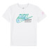 Camiseta Nike Futura Micro Text Menino Branco