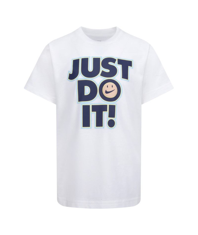 Camiseta Nike Smiley Just do it Ss Menino Branco