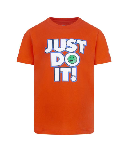Camiseta Nike Smiley Just do it Ss Menino Vermelho