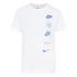 Camiseta Nike Crachá Club+ Menino Branco