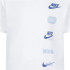Camiseta Nike Crachá Club+ Menino Branco