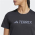 Camiseta caminhadas adidas Mt Log Tech Mulher Preto
