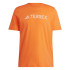 Camiseta por Montanha adidas Terrex Logo Homem Laranja