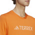 Camiseta por Montanha adidas Terrex Logo Homem Laranja