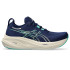 Sapatilhas de Running ASICS Gel-Nimbus 26 Mulher Azul/Verde