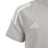 Camiseta de Futebol adidas Tiro24 Infantil Cinzento