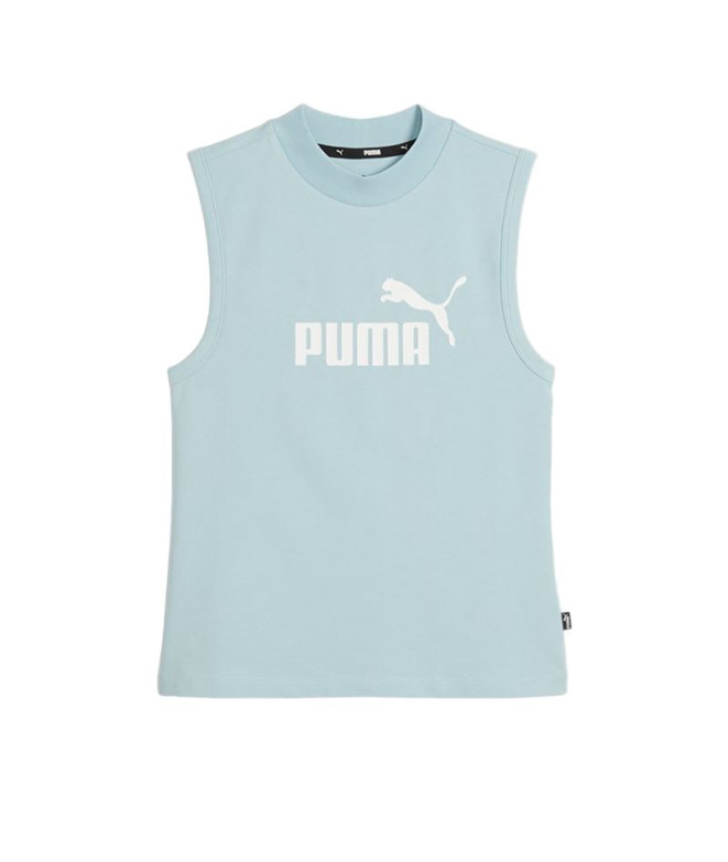 Calça Mulher Puma Essentials Slim Tank Turquoise