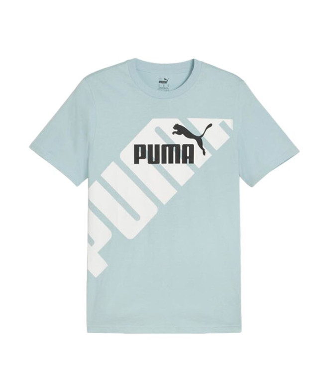 Camiseta Homem Puma POWER Graphic Turquoise