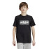 Camiseta adidas B Camo Lin Menino Preto