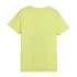 Camiseta Puma Essential BLOCK Preto/Amarelo Infantil