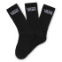 Meias Vans Crew Infantil Preto