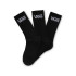 Meias Vans Crew Infantil Preto