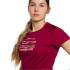 Camiseta de Montanha Trangoworld Sihl Mulher Dark Fuchsia