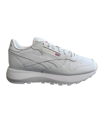 SapatilhasReebok Classic Couro Sp Mulher Branco/Branco/Cinza