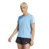 Camiseta adidas Essentials Training-Essentials 3Bands Mulher Azul