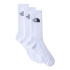 Meias Montanha The North Face por Multi Sport Cush Crew 3P Branco