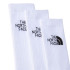 Meias Montanha The North Face por Multi Sport Cush Crew 3P Branco