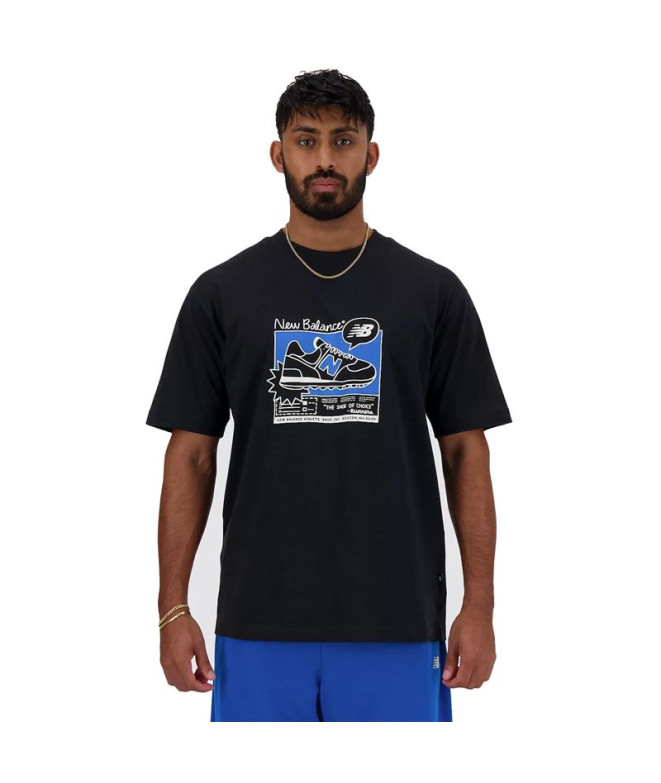 Camiseta New Balance Homem Sport Essentials Ad...
