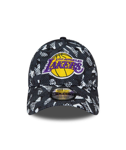 Boné New Era Impressão sazonal 9FORTY LA Lakers NBA Mulher