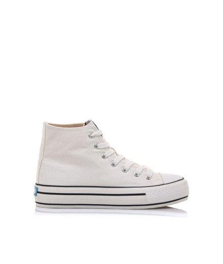 Sapatilhas Mustang Bigger-X Canvas Branco Mulher