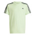 Camiseta de Fitness adidas Essentials Tr-Essentials 3-Stripes Menino Verde