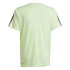 Camiseta de Fitness adidas Essentials Tr-Essentials 3-Stripes Menino Verde