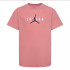 Camiseta Infantil Jordan Hbr Sustainable Ss Rosa