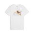Camiseta Infantil Puma Essential+ AB verão Branco