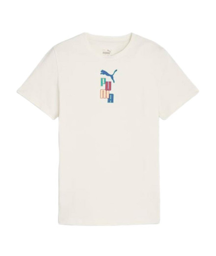 Camiseta Set Infantil Puma Ready Better Branco