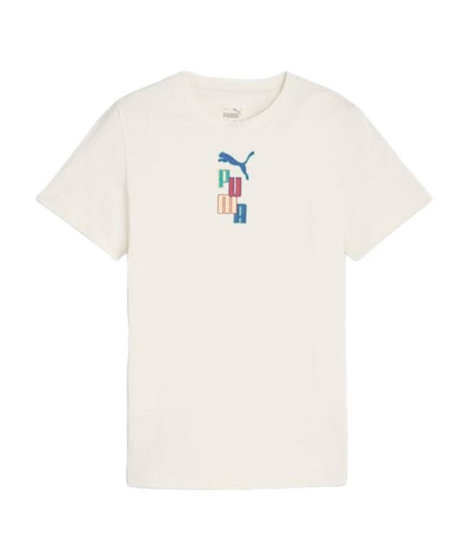 Camiseta Set Infantil Puma Ready Better Branco