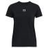Camiseta Fitness Under Armour Mulher de Campus Core Black
