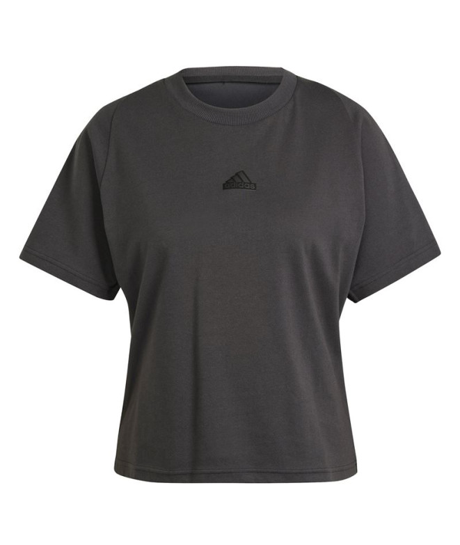 Camiseta adidas Mulher Z.N.E. Preto