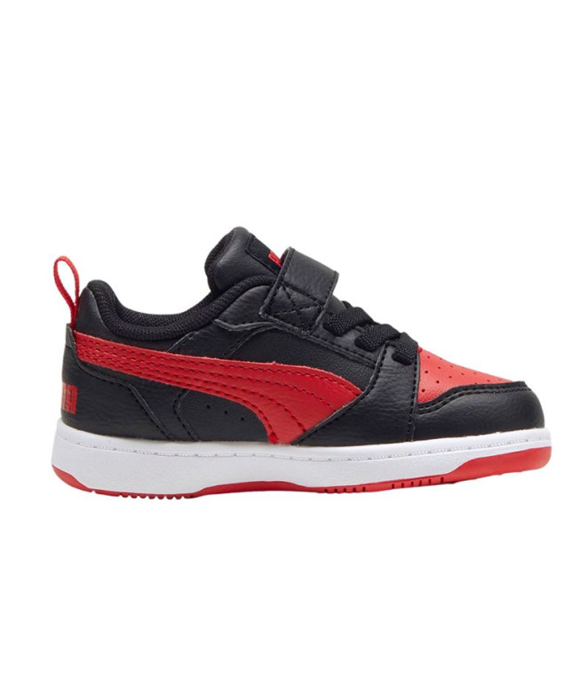 Sapatilhas Puma Rebound V6 Infantil Preto