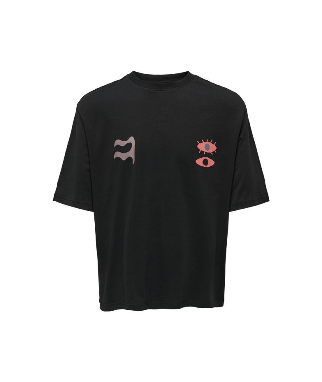 Camiseta Only & Sons Onslenny Ovz Element Preto...