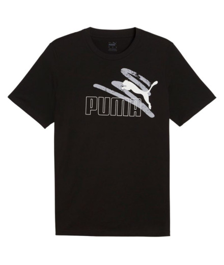 Camiseta Puma Essentials + AB Summer Preto Homem