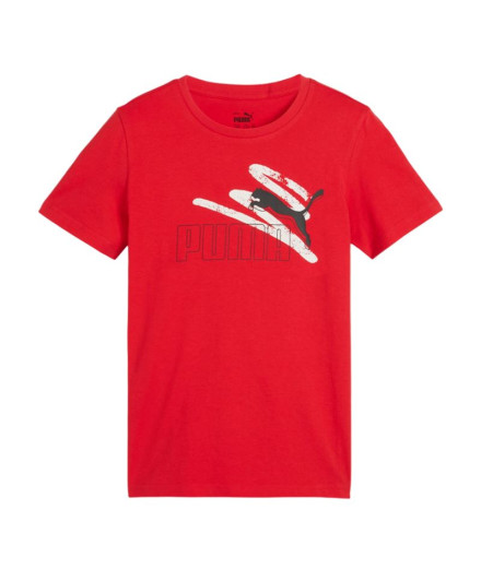 Camiseta Puma Essentials+ AB verão para sempre Infantil
