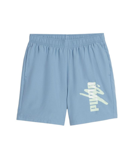 Calça Puma Essentials+ AB Tecido Azul Infantil