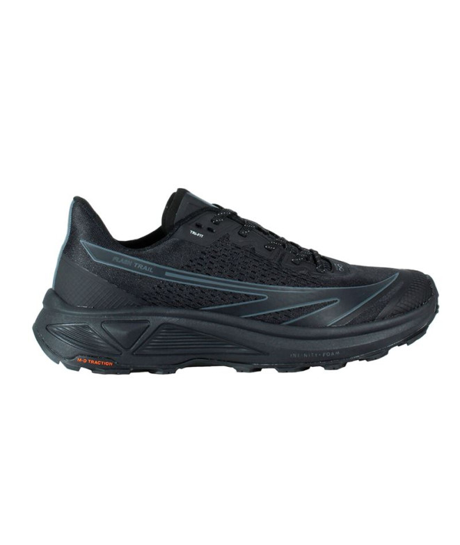 Sapatilhas de Trail Hi-Tec Flash Homem Preto