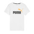 Camiseta Puma Essentials+ 2 Col Branco Infantil