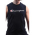 Camiseta Champion Gola redonda sem mangas Homem Azul-marinho