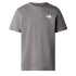 Camiseta de Montanha The North Face S/S Redbox Homem Cinzento