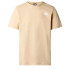Camiseta de Montanha The North Face S/S Redbox Homem Beige