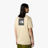 Camiseta de Montanha The North Face S/S Redbox Homem Beige