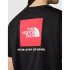 Camiseta de Montanha The North Face S/S Redbox Homem Preto